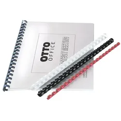 OTTO Office Plastikbinderücken - 110 Blatt schwarz
