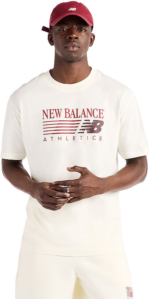 NEW BALANCE Herren T-Shirt Reimagined Graphic creme   XL M