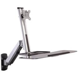 SpeaKa Professional SP-MM-705 Monitor-Wandhalterung 1 Display(s) 33,0 cm (13) - 81,3 cm (32) Silber Höhenverstellbar, Neigbar, Schwenkbar, Drehbar SP-10239120