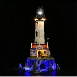 BrickBling LED Licht Set für LEGO Motorisierter Leuchtturm (21335) inkl. Fernbedienung