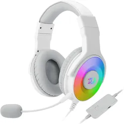 Redragon H350W-RGB (Kabelgebunden), Gaming Headset, Weiss