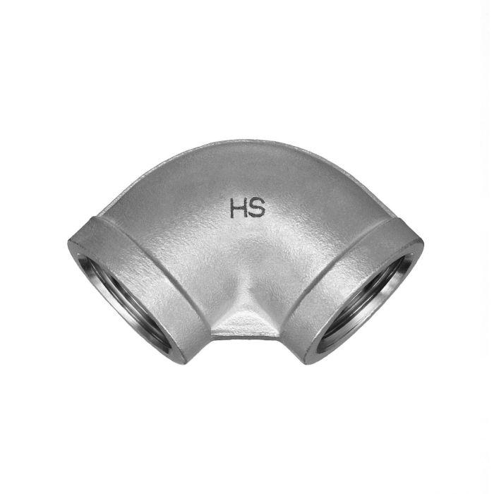 Hermann Schmidt Edelstahl-Winkel 1 1/4" 90° Innengewinde/Innengewinde