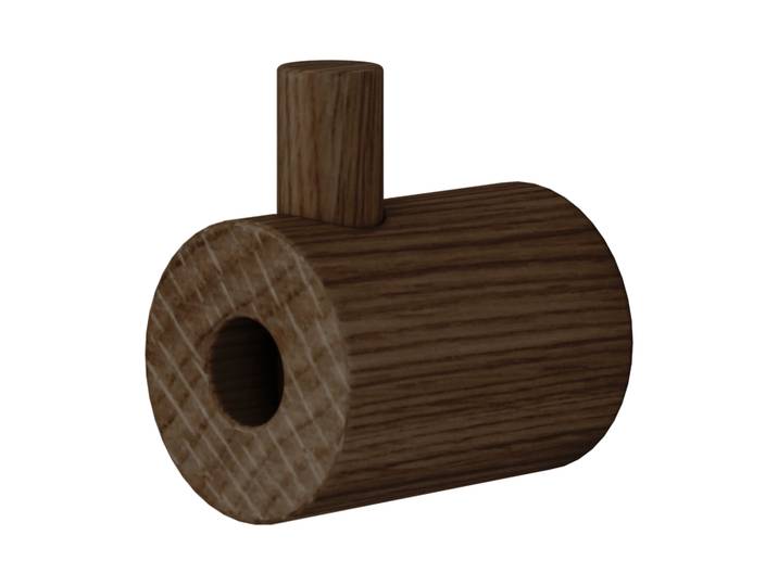 MOEBE Crochet Moebe wooden wall hook Chêne fumé