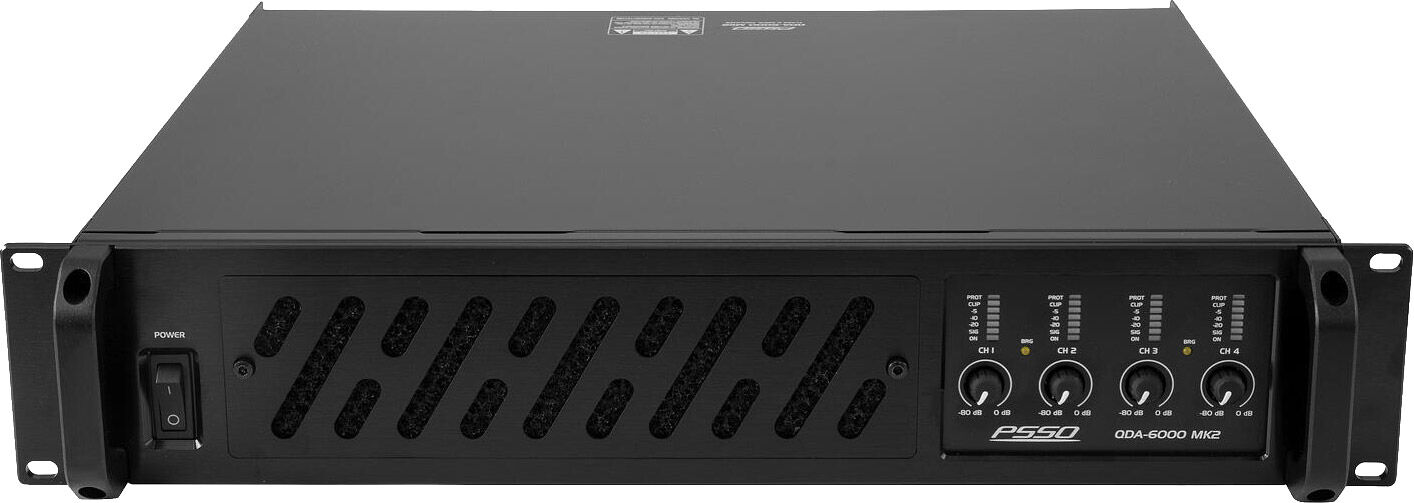 PSSO Qda-6000 Mk2 4-Kanal-Endstufe