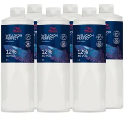 6000ml Wella Professionals Welloxon Perfect Creme Developer Set 12 % - 40 Vol. (6 x 1000ml)