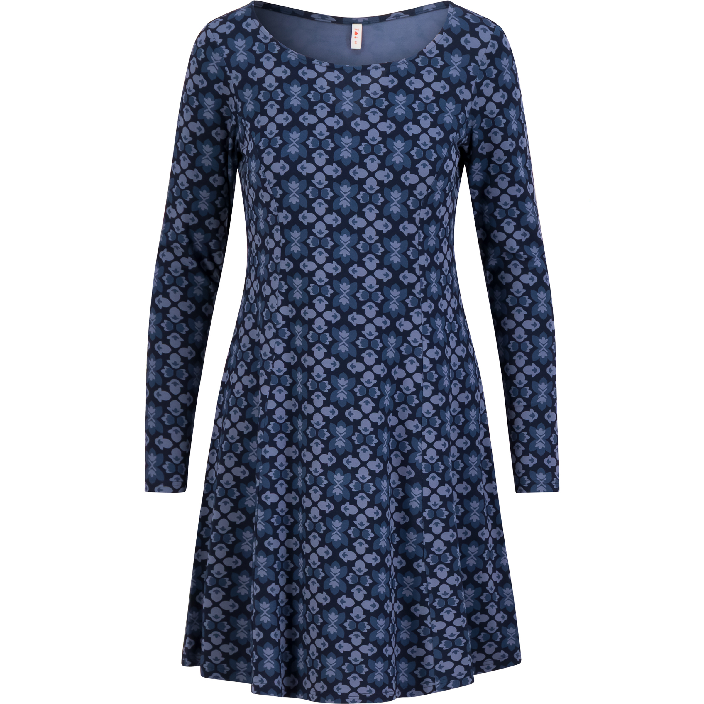 Blutsgeschwister Swing Lovers Kleid Damen Kleider blau Größe XS Lifestyle Atmungsaktiv