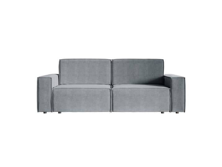 Dreisitziges ausklappbares Sofa Copertino, grauer