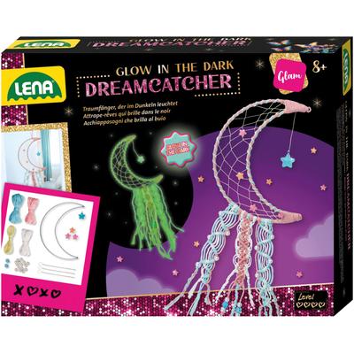 Kreativset LENA "Dreamcatcher Glow in the dark", bunt, Kreativsets, Kinder, Kunststoff, Metall