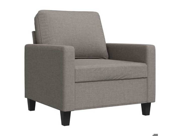 （SOLDES D'été）Fauteuil de Détente 1 PLACE - Fauteuil Relax/Chambre - Taupe 60cm Tissu 9081298
