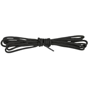 Bergal Schnürsenkel Rundsenkel, dünn, schwarz, rund Ø 2,5 mm, Baumwolle, 60cm