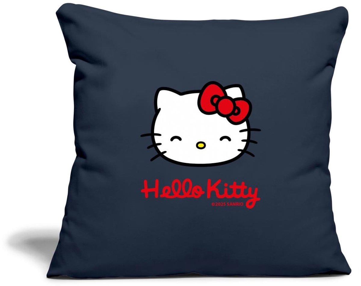 Hello Kitty Sierkussenhoes met Hello Kitty-letters, 45 x 45 cm