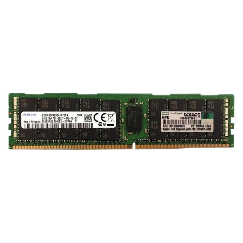 HPE 64GB (1x64GB) Dual Rank (1 x 64GB, 2933 MHz, DDR4-RAM, DIMM) (P06192-001B)