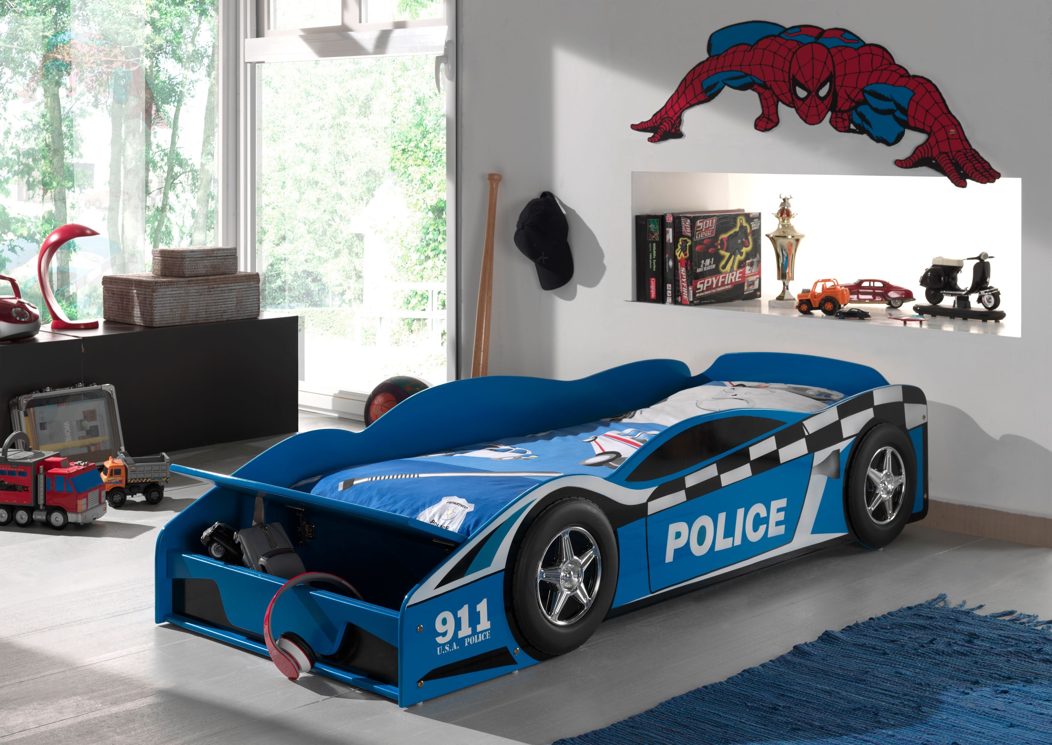 Vipack Kinderbett Police Car, Blau