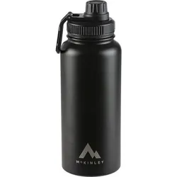McKINLEY Trinkbehälter Trinkflasche Vacuum 1L Schraubverschl, Größe 1,00 in Schwarz Schwarz