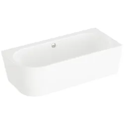 VitrA Geo Badewanne 65461008000 Ecke rechts, Mittelablauf, Inhalt 238 l
