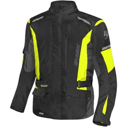 Germot Aron Motorradjacke - schwarz-neongelb - S