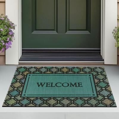 Mohawk Rug/Outdoor Mosaic Charm Doormat Multi Jewel 35 x 23, 35 x 23, Multi Jewel