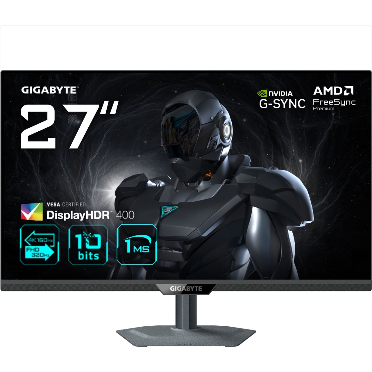 27" (68,58cm) Gigabyte G27U schwarz 3840x2160 1xDisplayPort 1.4 / 2x HDMI 2.1