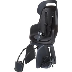 bobike Fahrrad-Kindersitz GO Maxi Frame, 9 - 22 kg Traglast, schwarz, für Sattelrohrmontage