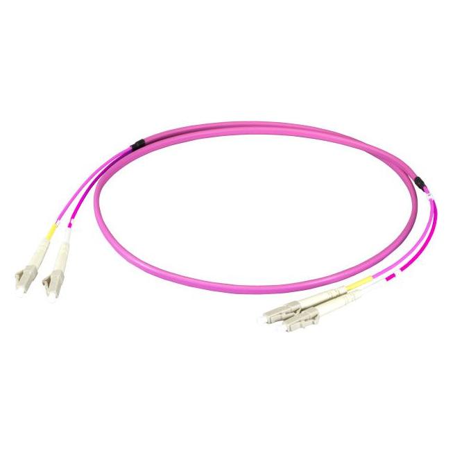 EFB Elektronik O0319FT.25 Glasfaserkabel 25 m OM4 2x LC Violett (25 m) (O0319FT.25)