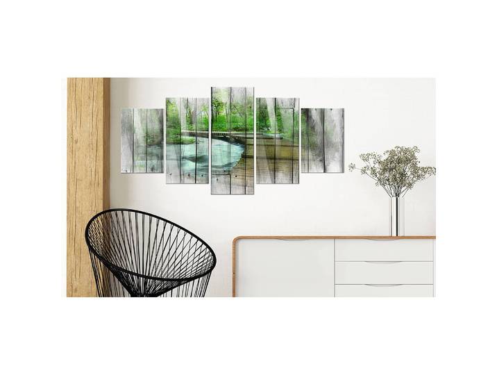 Tableau déco plexiglas Forest of Secrets Plexiglas Marron 100 x 50cm