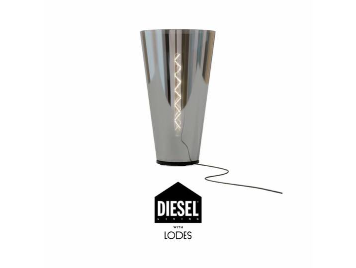 Diesel Living with Lodes Tischleuchte Megaphone - Chrom (Chrome)
