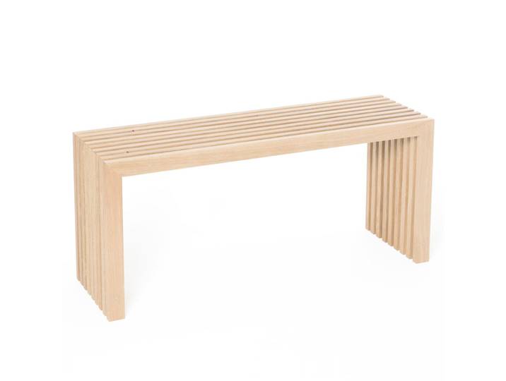 Raumgestalt Bank Eichenlamellen Eiche natur Breite 100cm