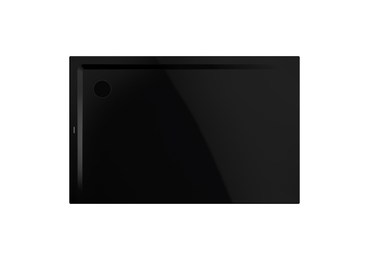 Kaldewei Duschwanne SUPERPLAN Modell 1864-2, 1000x1800x25 mm, schwarz, 386448040701 386448040701