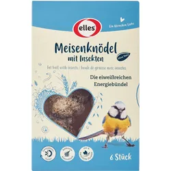 elles Meisenknödel ohne Netz mit Insekten 6 Stück 1x540 g