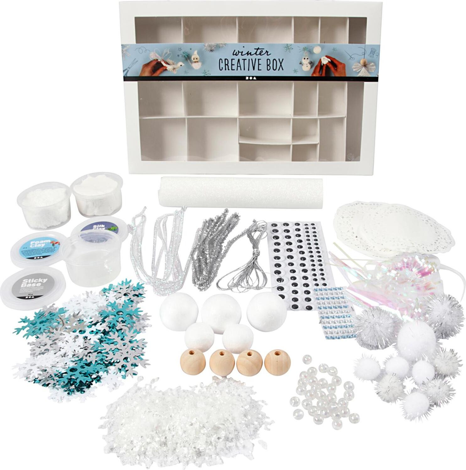 Creotime Knutseldoos Winter Creatieve speelset voor kinderen