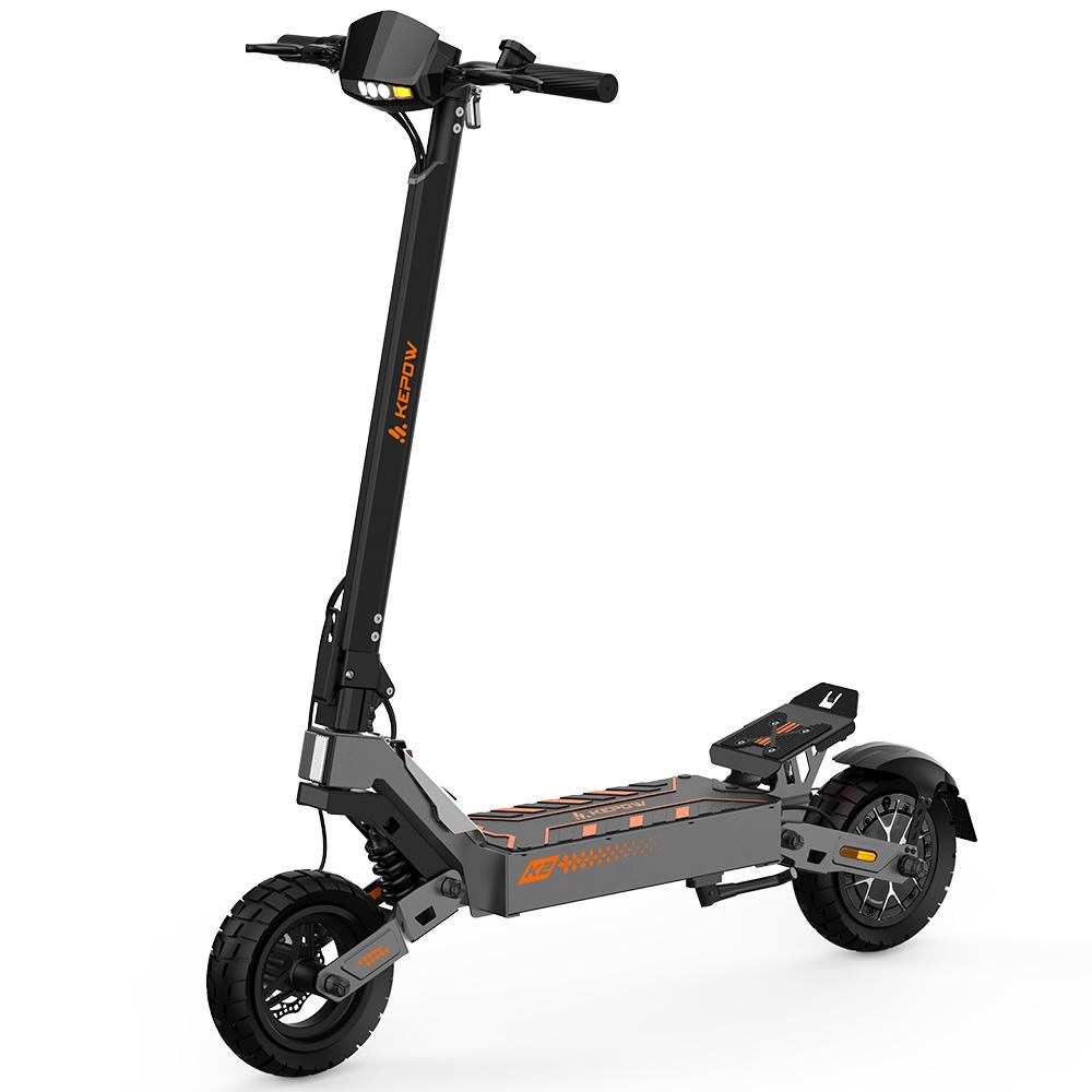 KEPOW K2 zusammenklappbarer Elektroroller für Erwachsene, 48V 18,2Ah Akku, 10-Zoll-Reifen, All-Terrain Elektroroller
