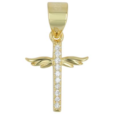 Kettenanhänger ADELIA´S, gold, Schmuckanhänger, Damen, Silber 925 (Sterlingsilber), Kettenanhänger, Schöne Geschenkidee zum Muttertag