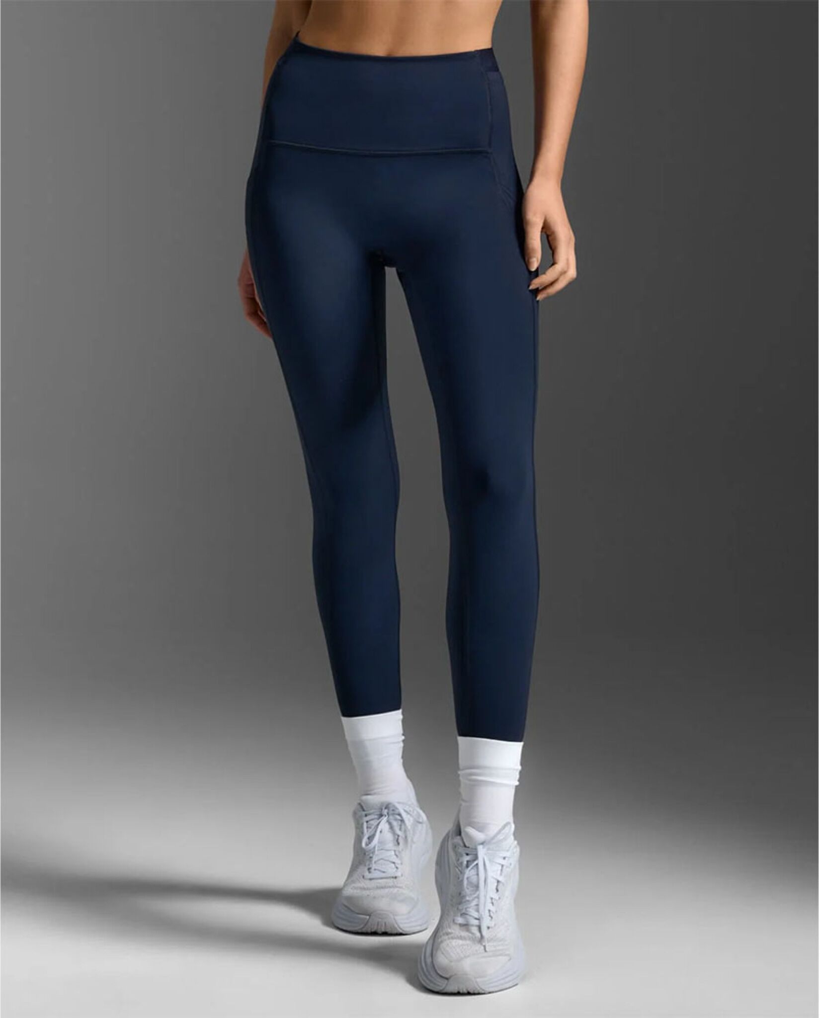 2XU Form Stash Hi-Rise Compression Tights treenihousut (naiset) - Midnight/Midnight, L