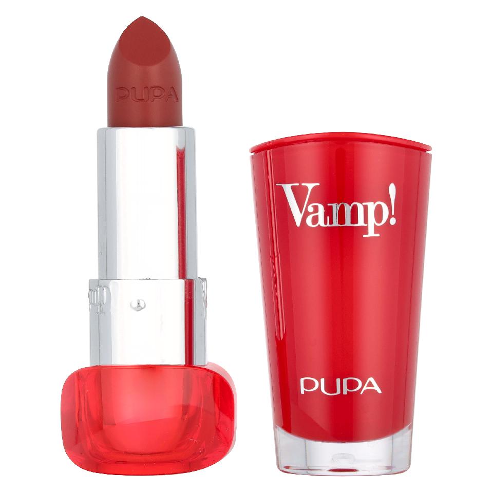 Pupa Milano Vamp! Extreme Colour Lipstick With Plumping Treatment 206 Toasted Rose 3g (206 Toasted Rose) (020114A206)