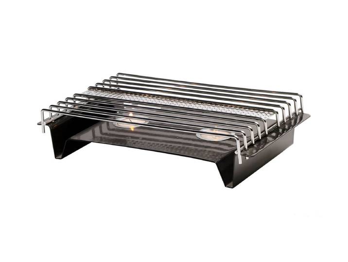 Nouvel Plattenwärmer 2-flammig Verchromt/Schwarz