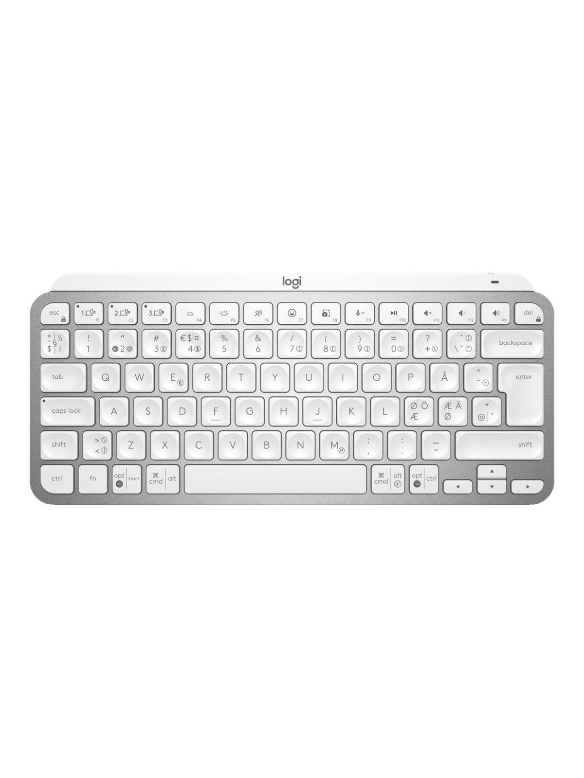 Logitech MX Keys Mini for Business - Tastatur - Nordic ISO - Grau