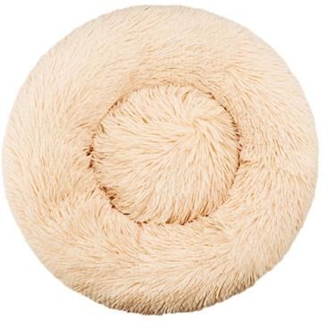 Inspire Select Round Plush Dog Bed Calming Pet Bed For Large, Medium & Small Dogs And Cats 5 35.4 In