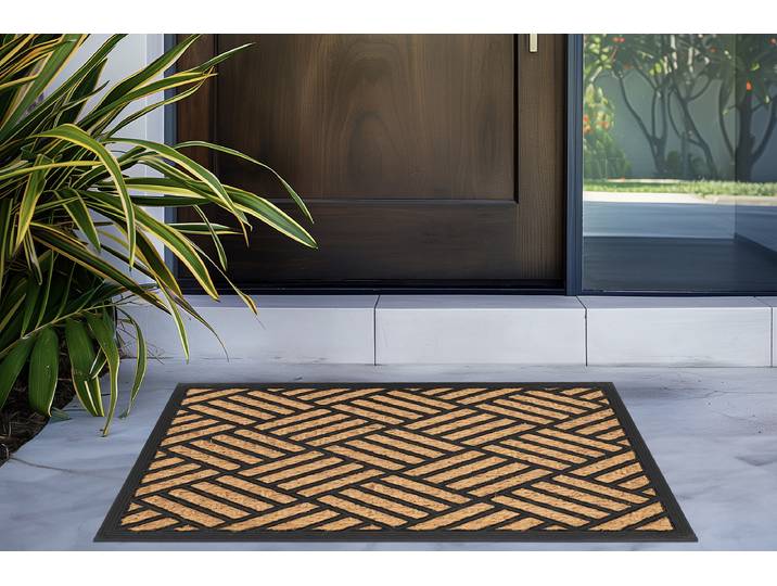 Tapis d'entrée Entry 425 45 x 75cm Marron