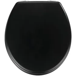 WENKO WC-Sitz Mod. Prima Schwarz Matt, MDF, FSC® zertifiziert