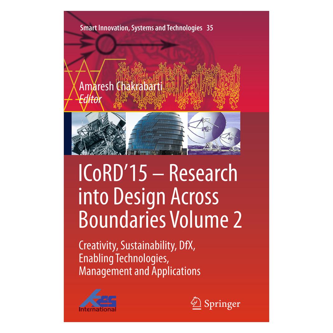 Springer ICoRD'15 - Research into Design Across Boundaries Volume 2 (Englisch, Softcover, Amaresh Chakrabarti) (55855062)