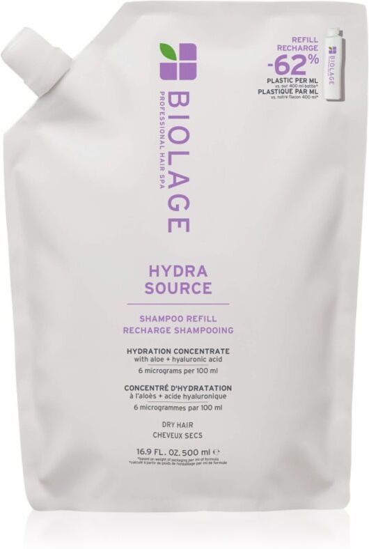 Biolage Essentials HydraSource Refill shampoing pour cheveux secs Refill 500 ml