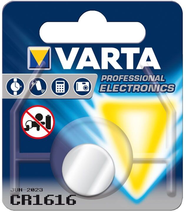 PILHA VARTA CR1616