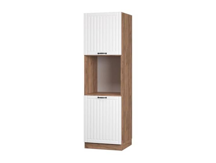 Vicco Herdumbauschrank Fame-Line, Weiß Landhaus, 60 cm MDF-Front · Soft-Close · Höhenverst. Füße · Metallgriffe · Einfache Integration