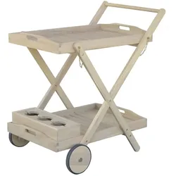 Yorkshire Servierwagen  Holstein ¦ beige ¦ Maße (cm): B: 55 H: 82 T: 79.0