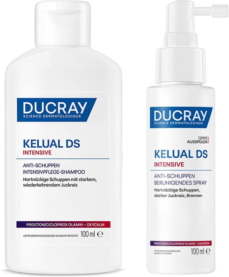 Kelual Ds Intensive Shampoo + Ducray Kelual Ds Intensive Spray
