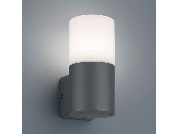 Trio Lighting Aussenwandleuchte Hoosic, dimmbar, schwarz, Aluminium, Modern, Wandleuchte außen