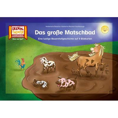 Das große Matschbad / Kamishibai Bildkarten, Nonbook von Heidemarie Brosche, Hase und Igel Verlag
