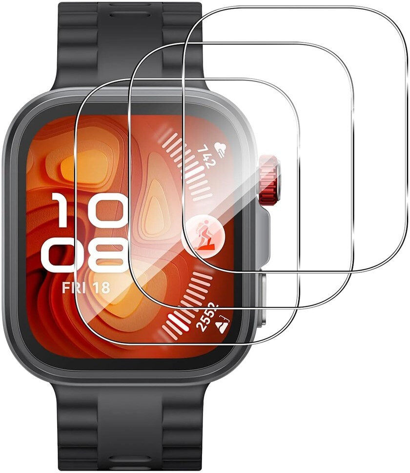 INCOVER Huawei Watch Fit 4 Pro Skærmbeskyttelsesfilm - 3 stk - Gennemsigtig