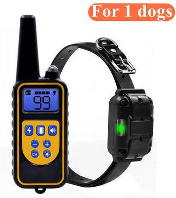 Quick Pick Pro Remote Dog Training Collar With Waterproof Rechargeable Control For All Dog Sizes a
