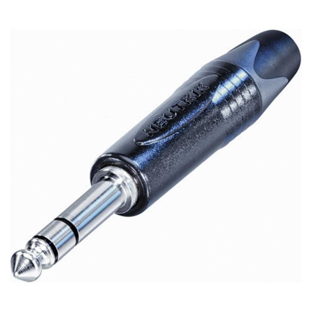 Neutrik Klinken-Steckverbinder 6.35 mm Stecker, gerade Polzahl: 3 Stereo Schwarz NP3X-BAG-CON 1 St. (NP3X-BAG-CON)